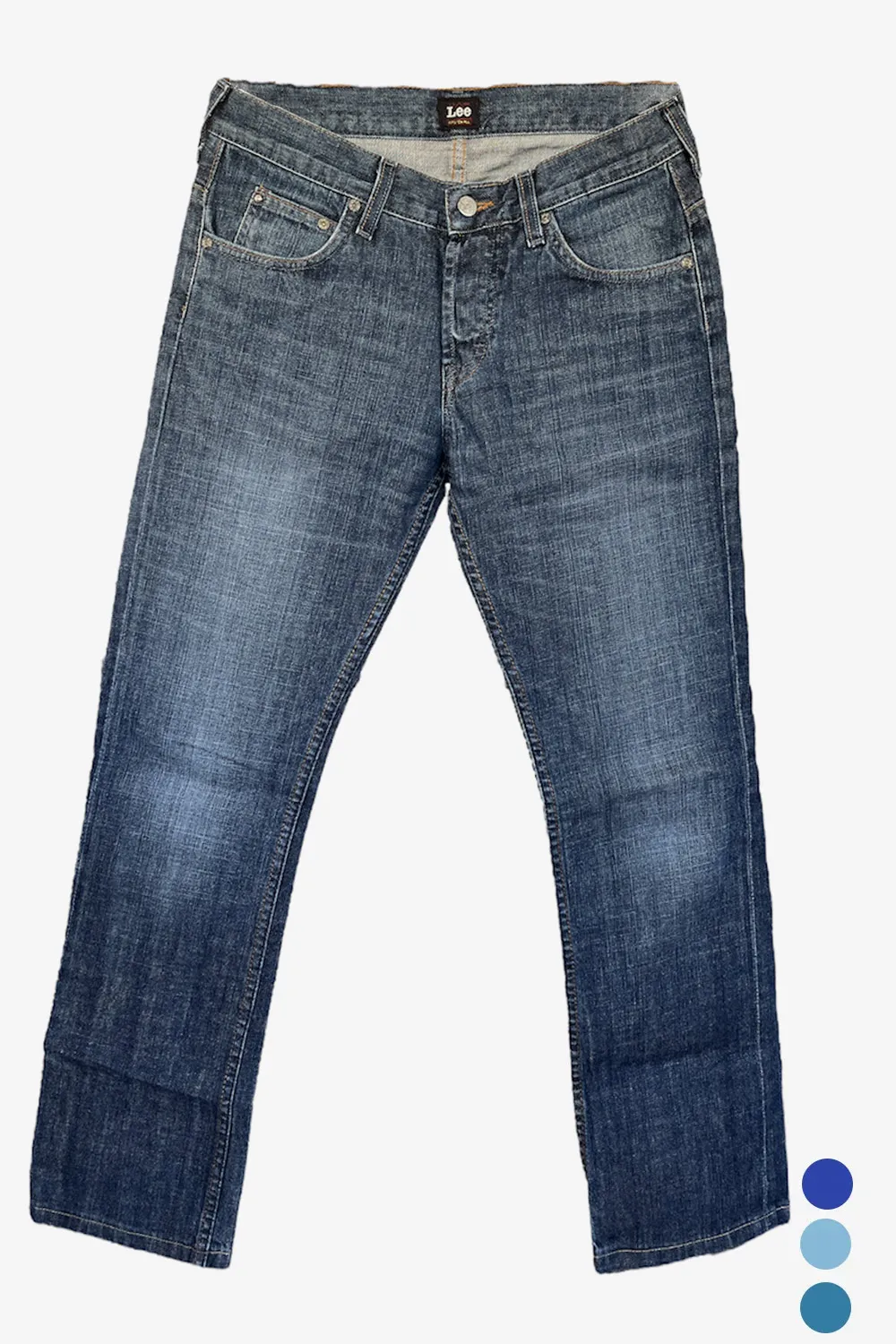 Lee Knox Straight Leg Jeans Waist 31/33 Leg 30/32 - Pepper Tree London