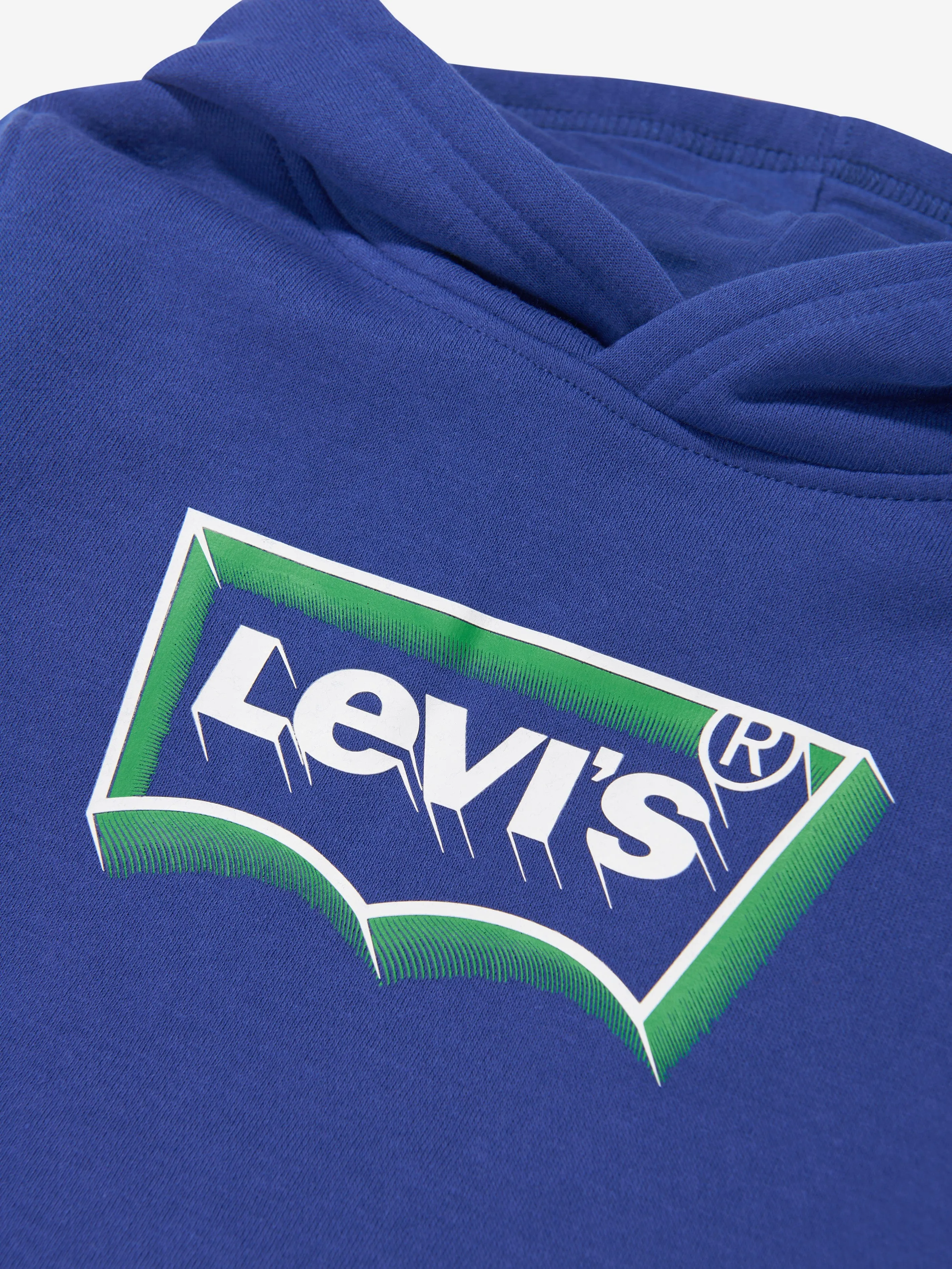 Levi's Wear Boys Batwing Fill Hoodie in Blue