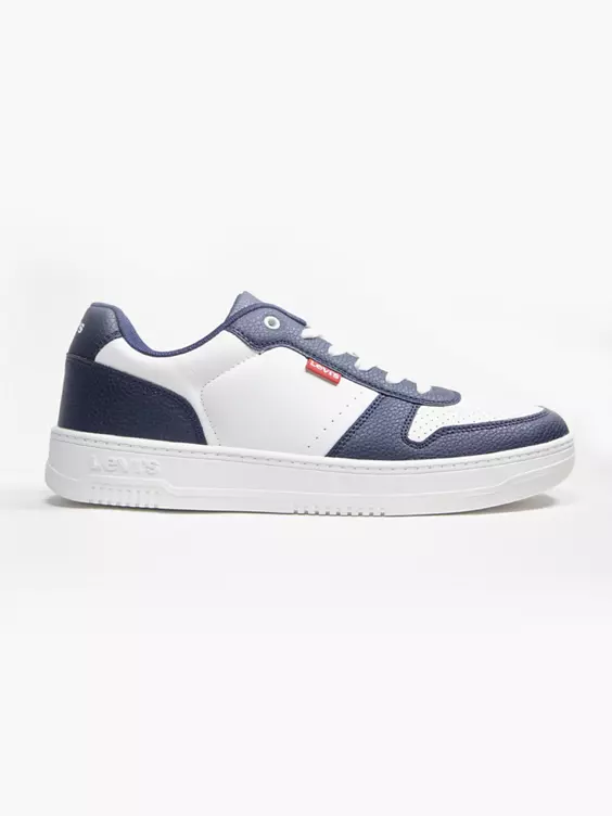 Levis  Drive Navy/White Casual Lace Up Trainers