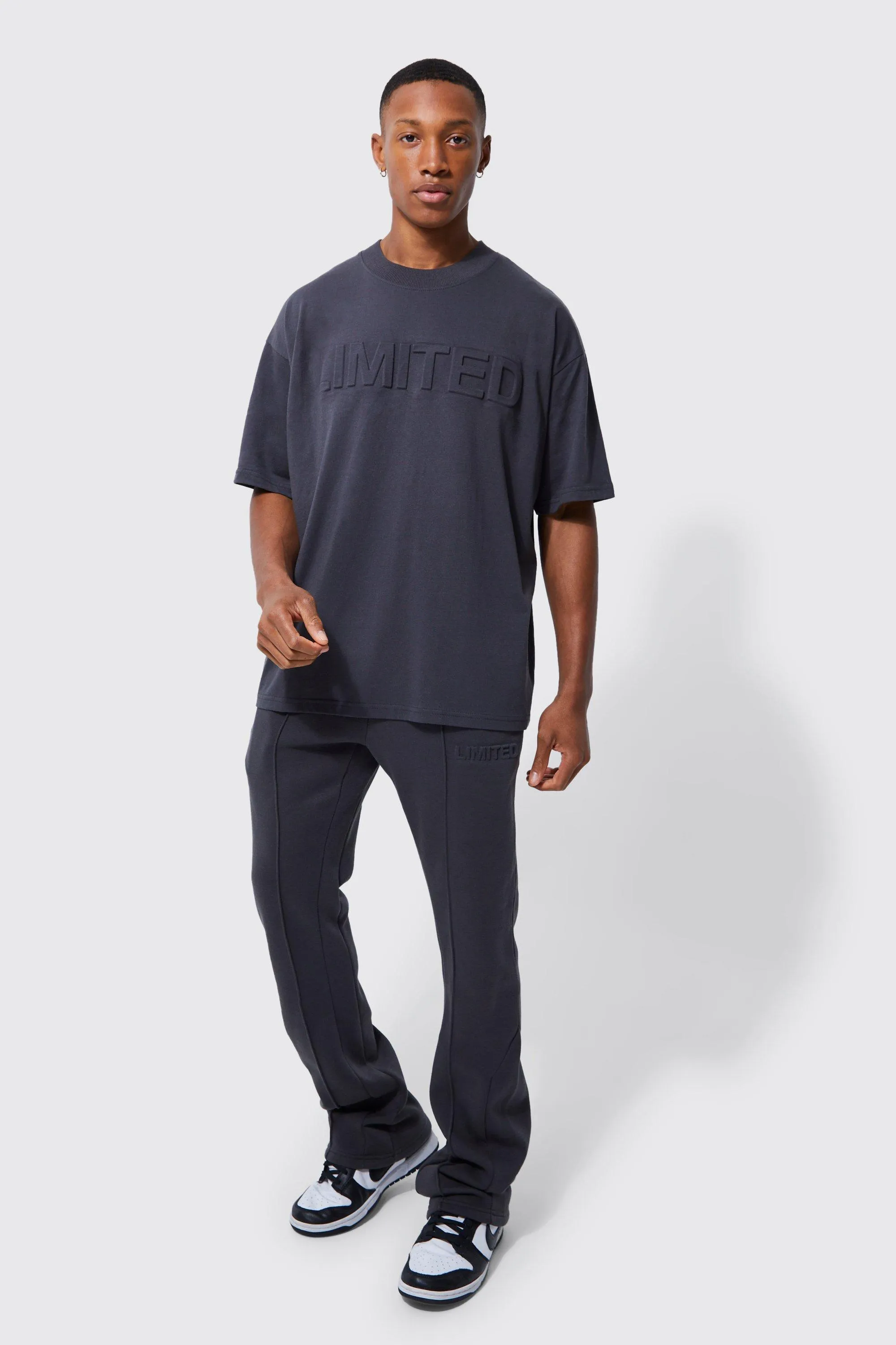 Limited Embossed Stacked T-shirt Tracksuit