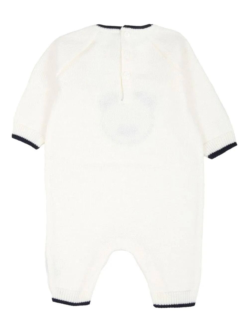 Little Bear bear-motif romper - White