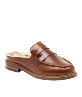 Lock Loafer Mule - Cognac