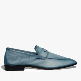 Lorenzo Scritto Kangaroo Leather Loafer