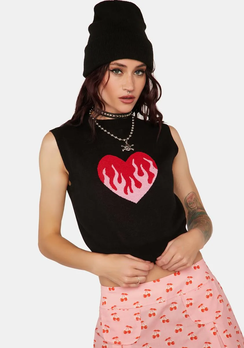 Loretta Burning Heart Tank-