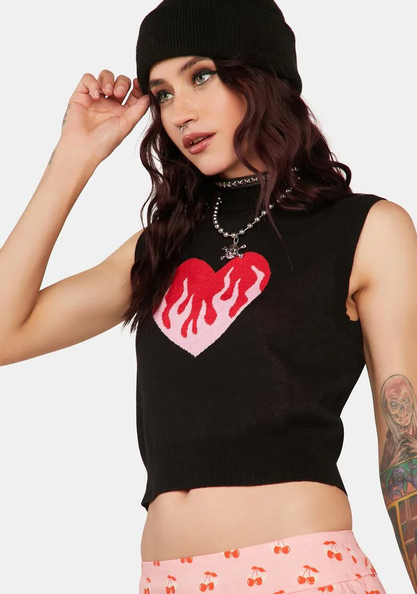 Loretta Burning Heart Tank-