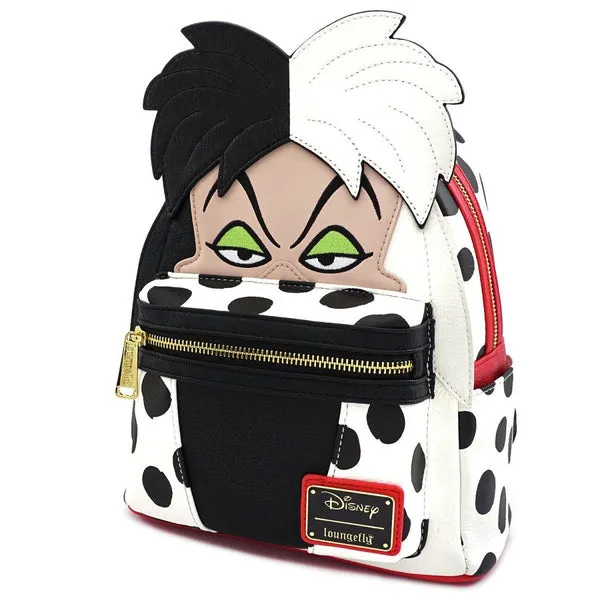 Loungefly X Disney 101 Dalmatians Cruella De Vil Cosplay Mini Backpack