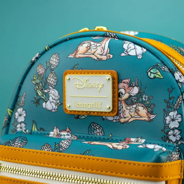 Loungefly x Disney Bambi Floral All Over Print Mini Backpack