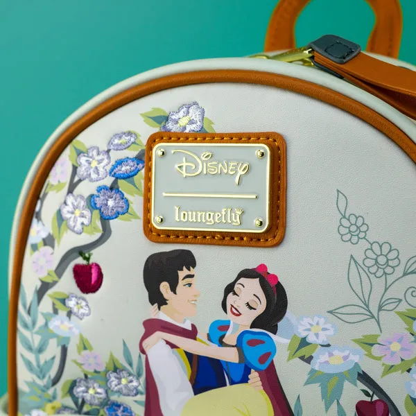 Loungefly x Disney Snow White and the Seven Dwarfs Floral Mini Backpack