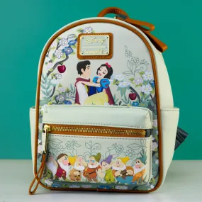 Loungefly x Disney Snow White and the Seven Dwarfs Floral Mini Backpack