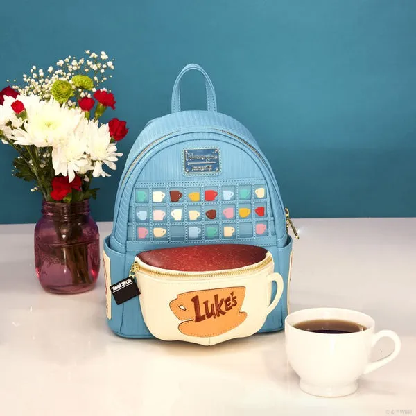 Loungefly x Gilmore Girls Luke's Diner Coffee Cup Mini Backpack