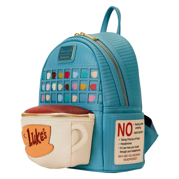 Loungefly x Gilmore Girls Luke's Diner Coffee Cup Mini Backpack