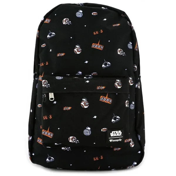 Loungefly x Star Wars BB-8 All Over Print Nylon Backpack