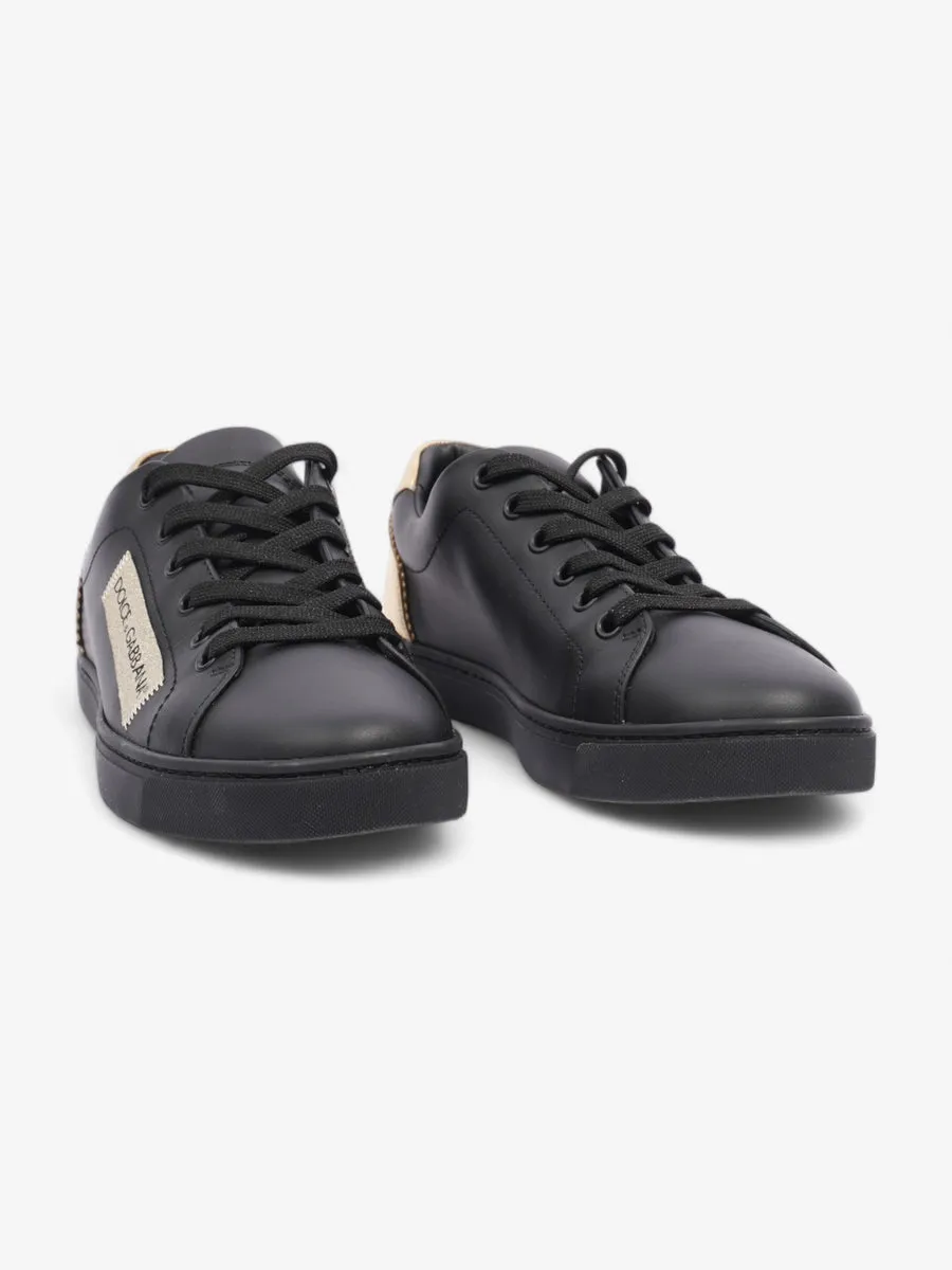 Low-top Sneakers Black / Gold Leather EU 38 UK 5