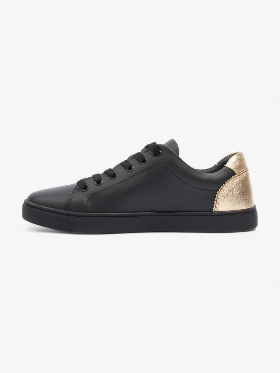 Low-top Sneakers Black / Gold Leather EU 38 UK 5