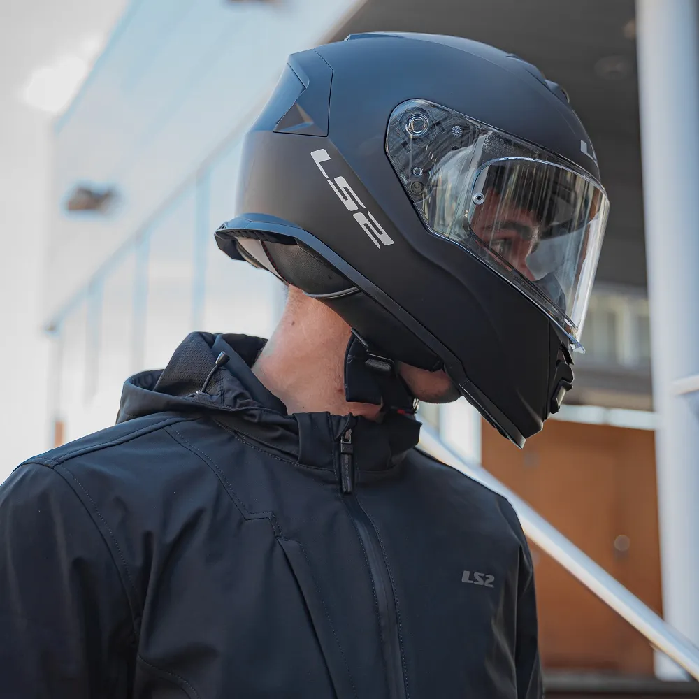 LS2 FF800 Storm II Plain Helmet - Matt Black