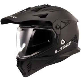 LS2 MX702 Pioneer II Plain Helmet - Matt Black