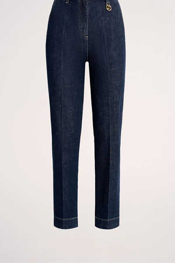 Luisa Spagnoli OPALITE STRAIGHT LEG DENIM JEANS