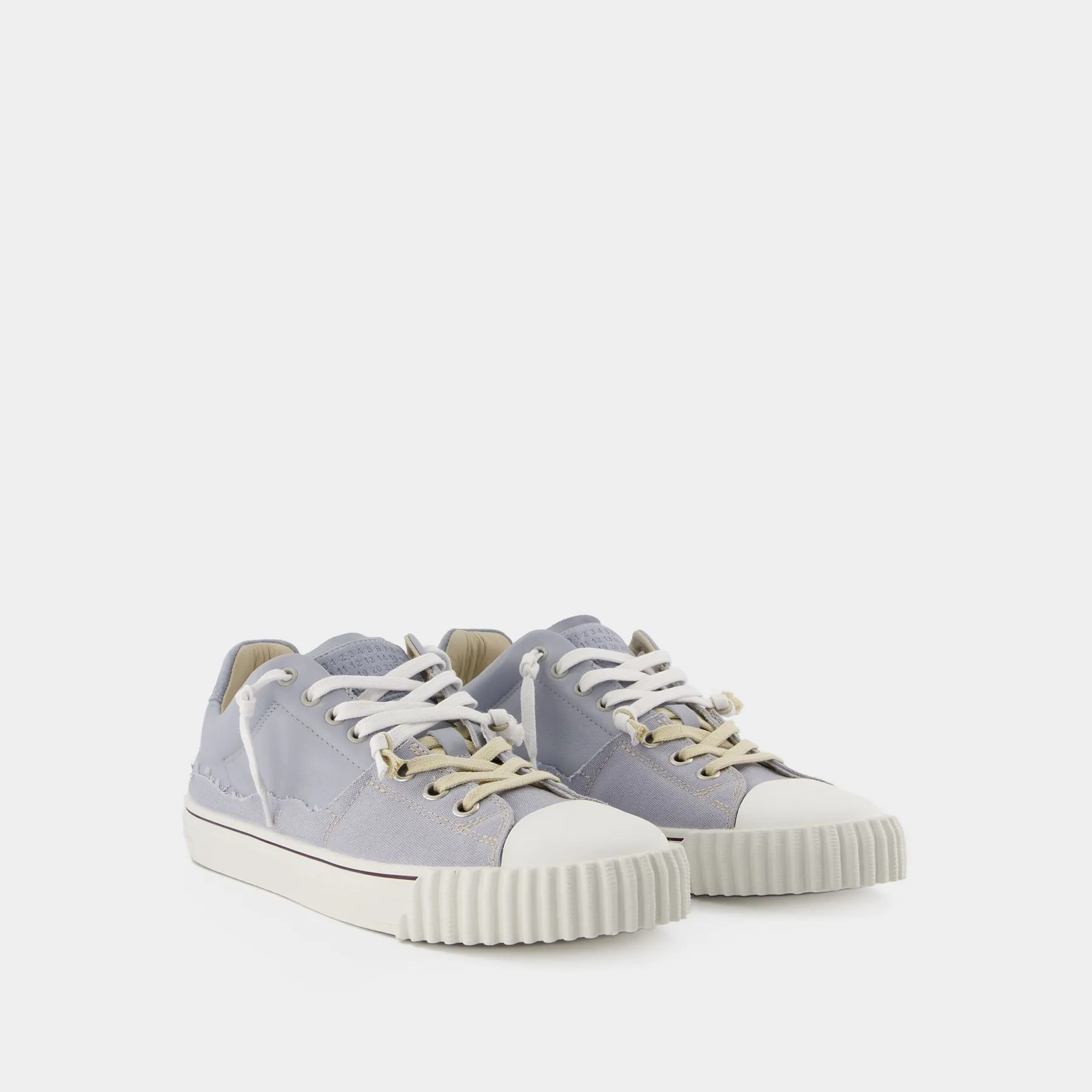 Maison Margiela  New Evolution Low Sneakers - Maison Margiela - Blue - Leather