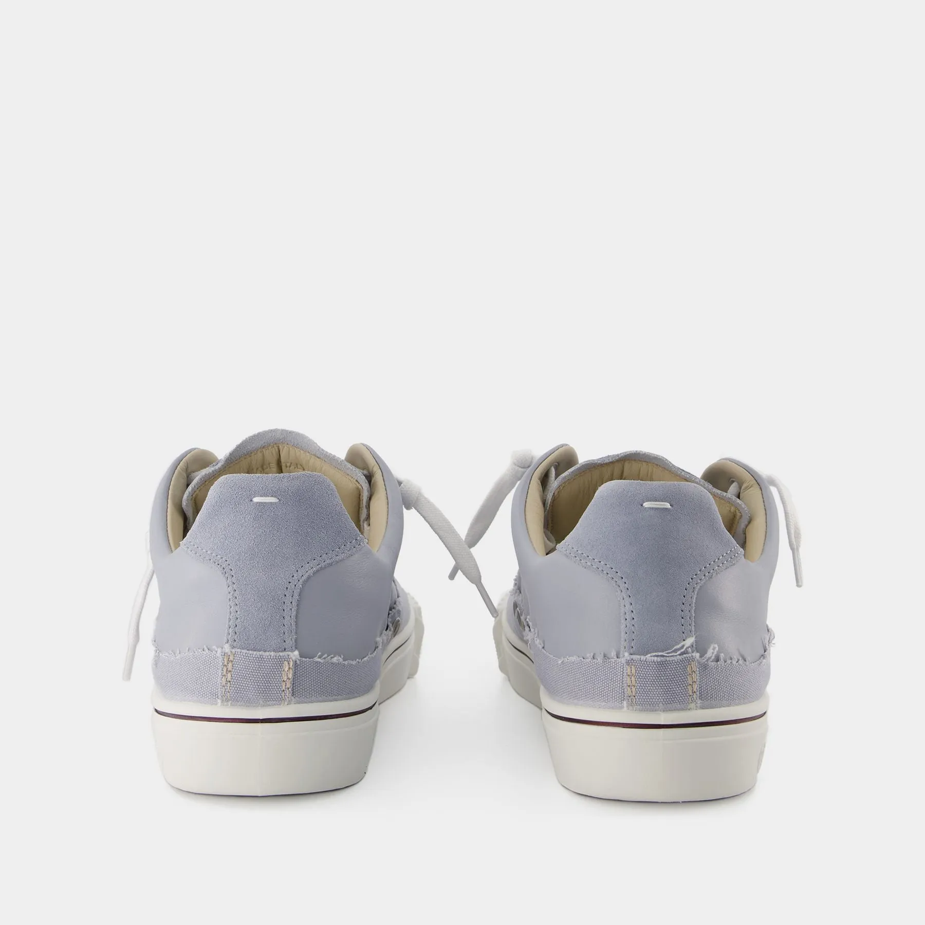 Maison Margiela  New Evolution Low Sneakers - Maison Margiela - Blue - Leather