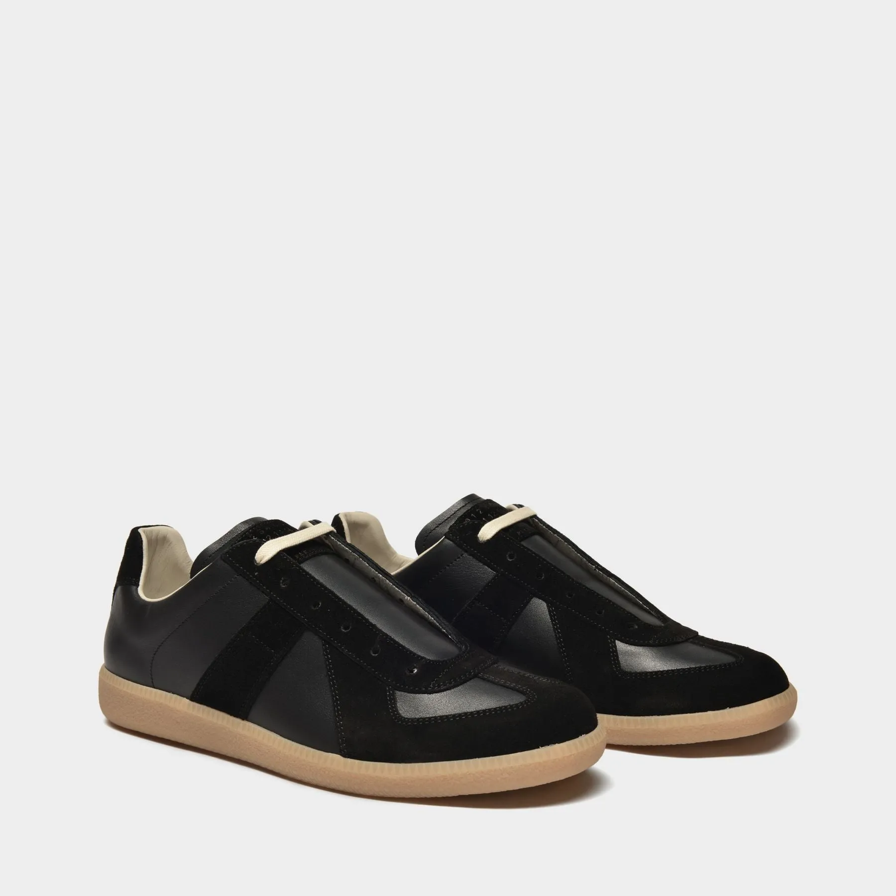 Maison Margiela  Replica Sneakers - Maison Margiela - Black - Leather