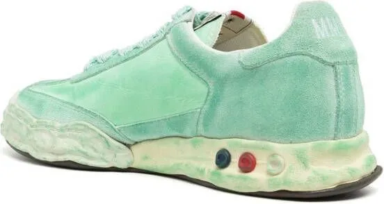 Maison MIHARA YASUHIRO Herbie distressed-effect sneakers Green