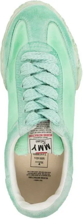 Maison MIHARA YASUHIRO Herbie distressed-effect sneakers Green