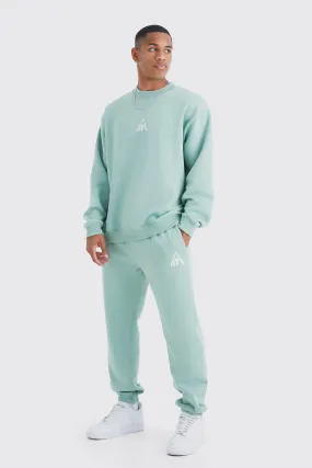 Man Oversized Sweatshirt Tracksuit