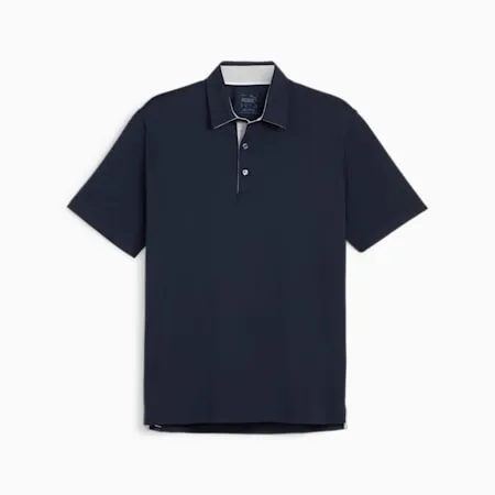 MATTR Brigade Men's Golf Polo | Deep Navy-Ash Gray | PUMA Exclusion List | PUMA 