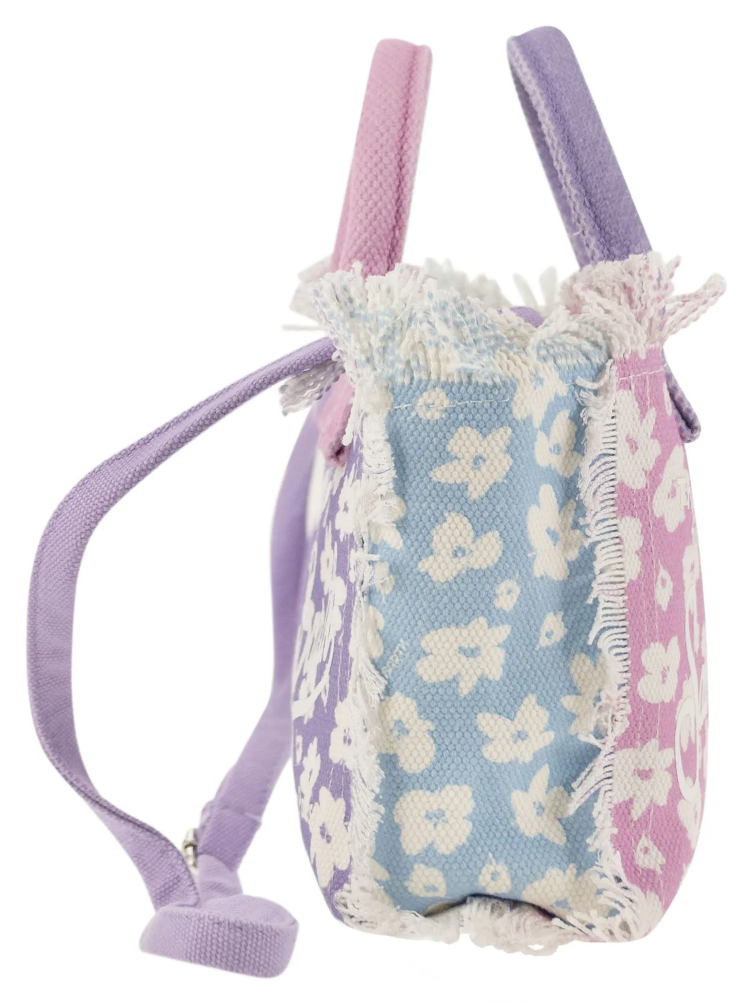 Mc2 Saint Barth    Mc2 Saint Barth Mini Vanity Bag In Floral Cotton Canvas