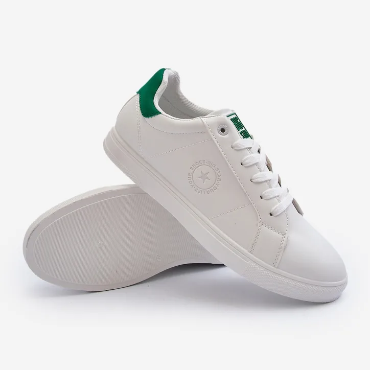 Men's Low Sneakers Eco Leather Big Star NN174280 White