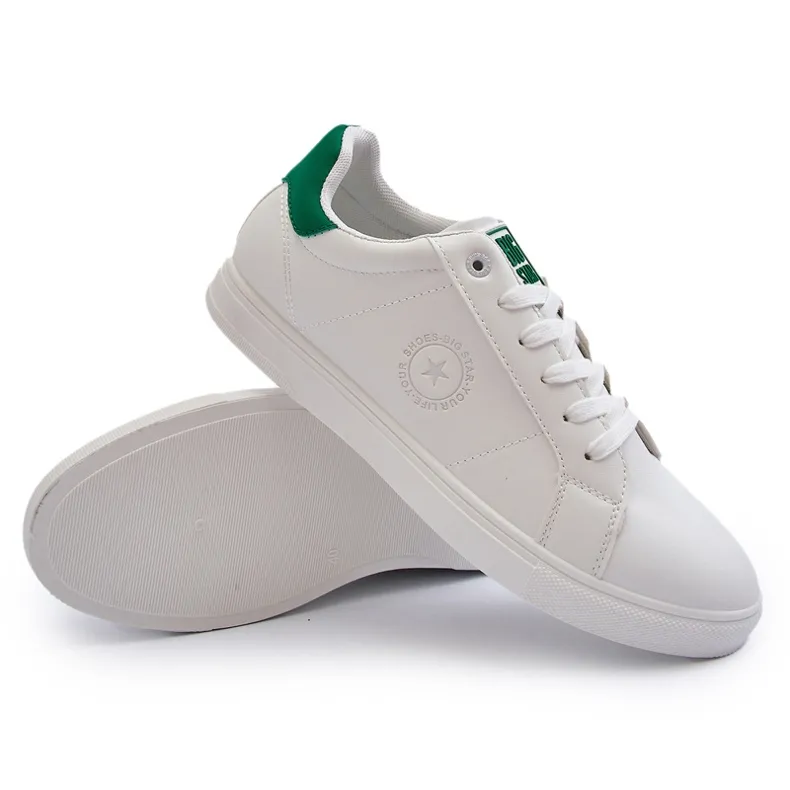 Men's Low Sneakers Eco Leather Big Star NN174280 White