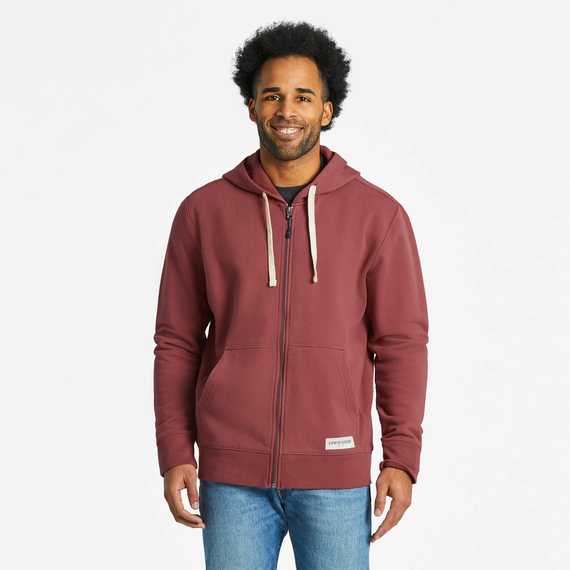 Men's Solid Simply True Fleece Zip Hoodie