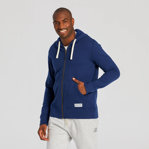 Men's Solid Simply True Fleece Zip Hoodie