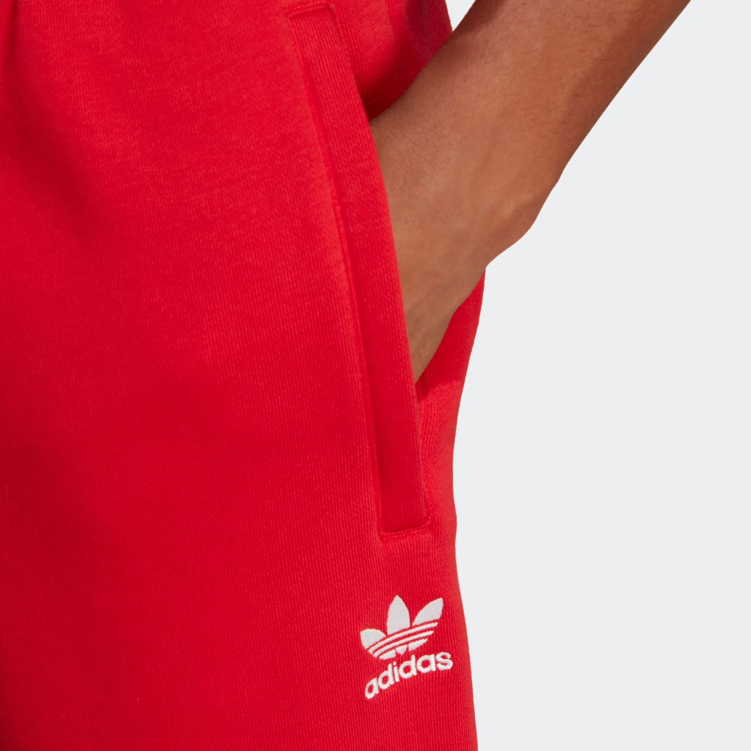 Men's adidas Originals Essentials Trefoil Joggers Better Scarlet