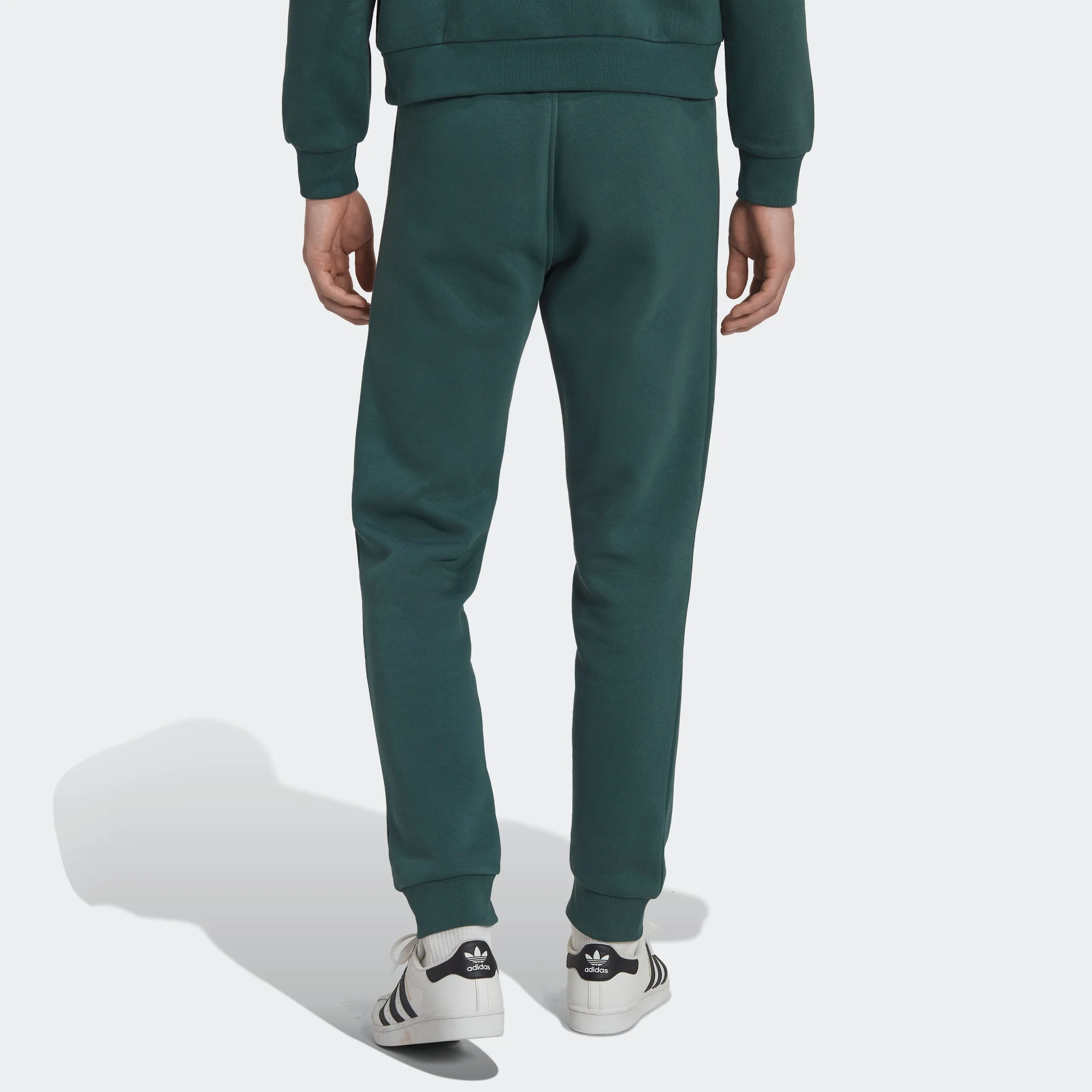 Men's adidas Originals Essentials Trefoil Joggers Mineral Green