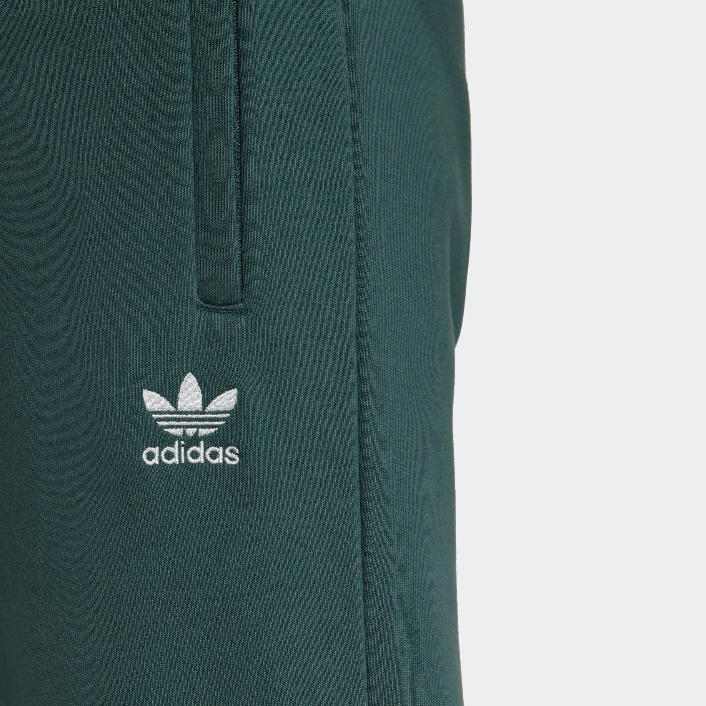 Men's adidas Originals Essentials Trefoil Joggers Mineral Green