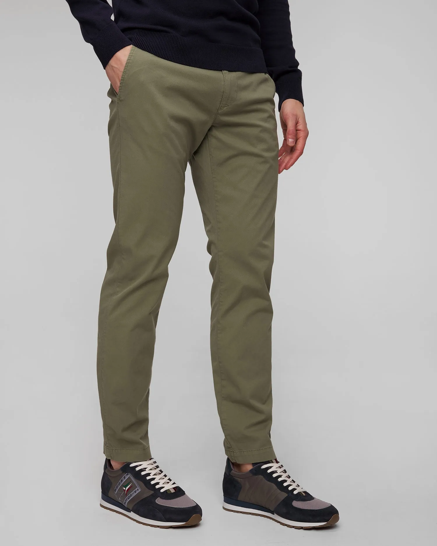 Men’s green trousers Aeronautica Militare 241pa1597ct3293-7273