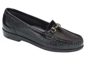 Metro Black Patent Slip On Loafer