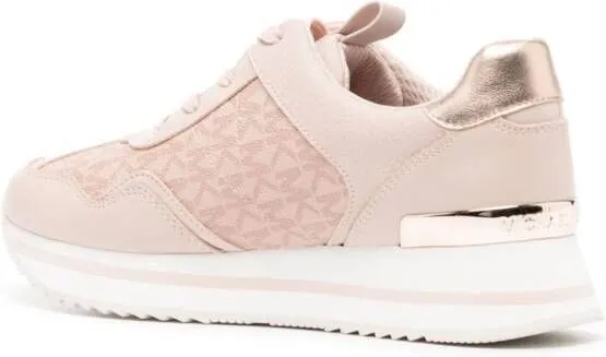 Michael Kors Raina logo-jacquard platform sneakers Pink