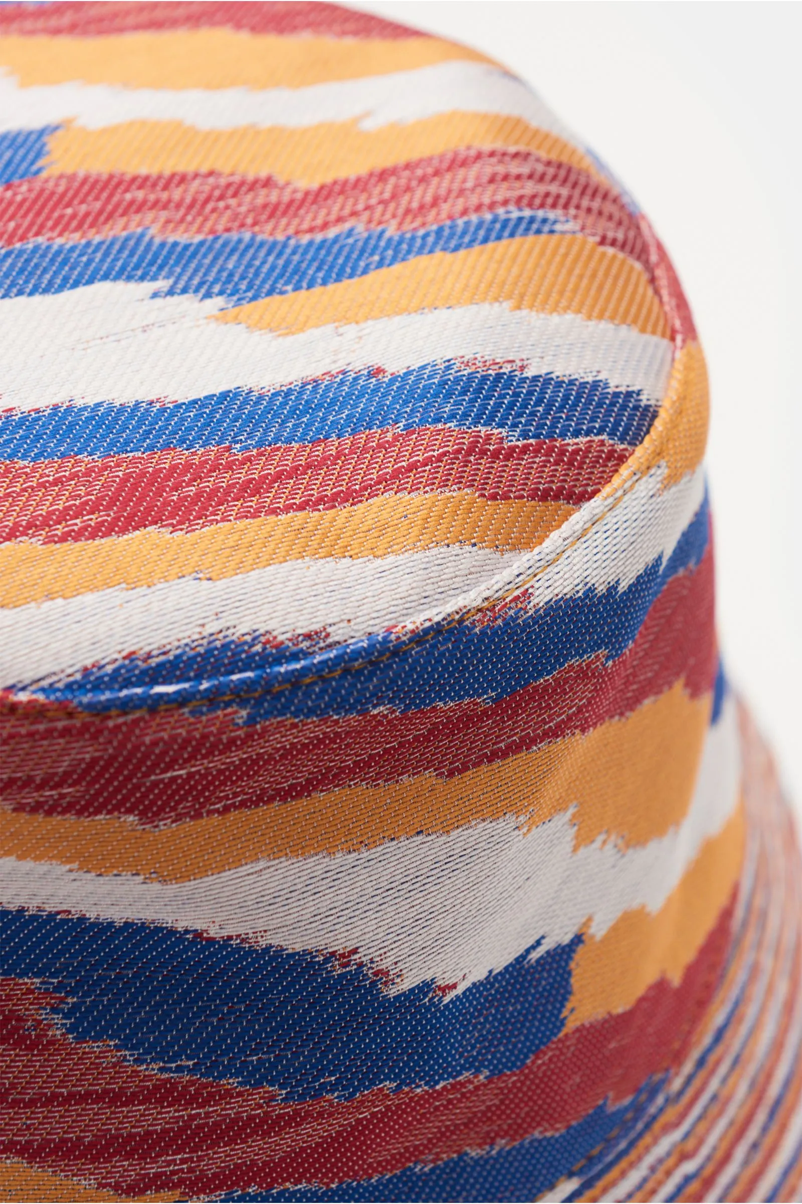 MISSONI bucket hat white/red/blue patterned