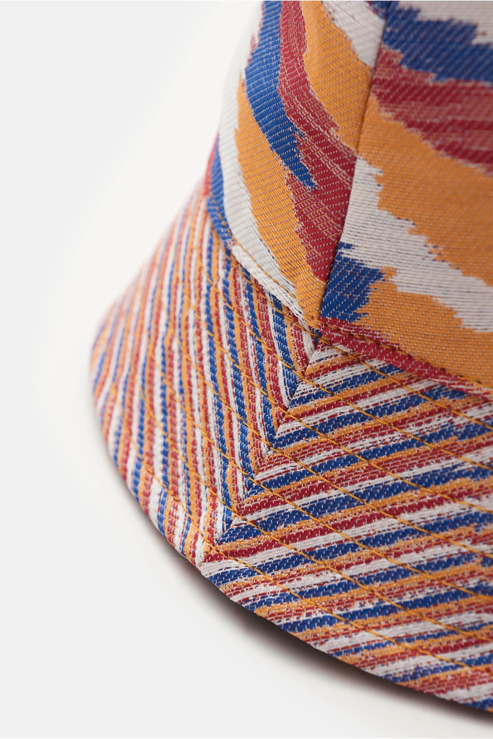 MISSONI bucket hat white/red/blue patterned