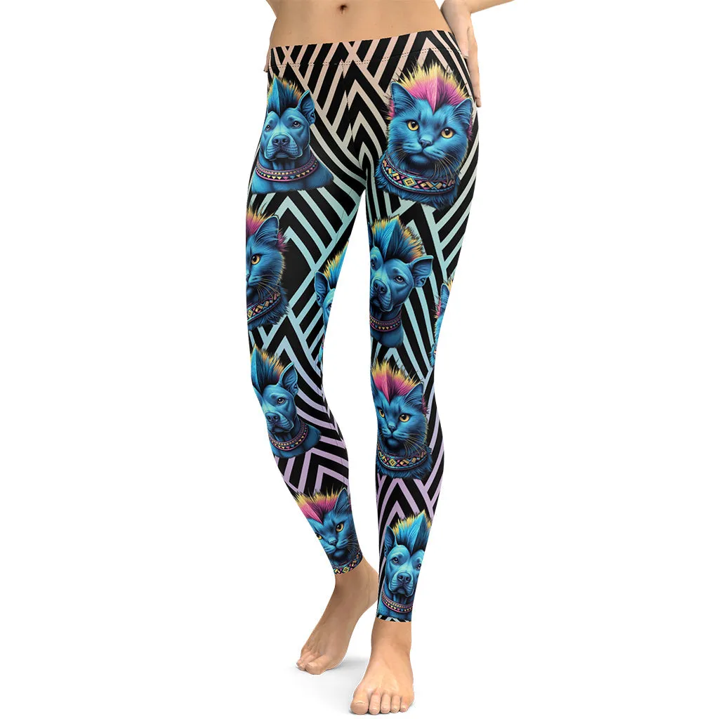 Mohawk Cats & Dogs Leggings