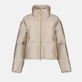 Moncler Nylon Jacket with Gold Detail