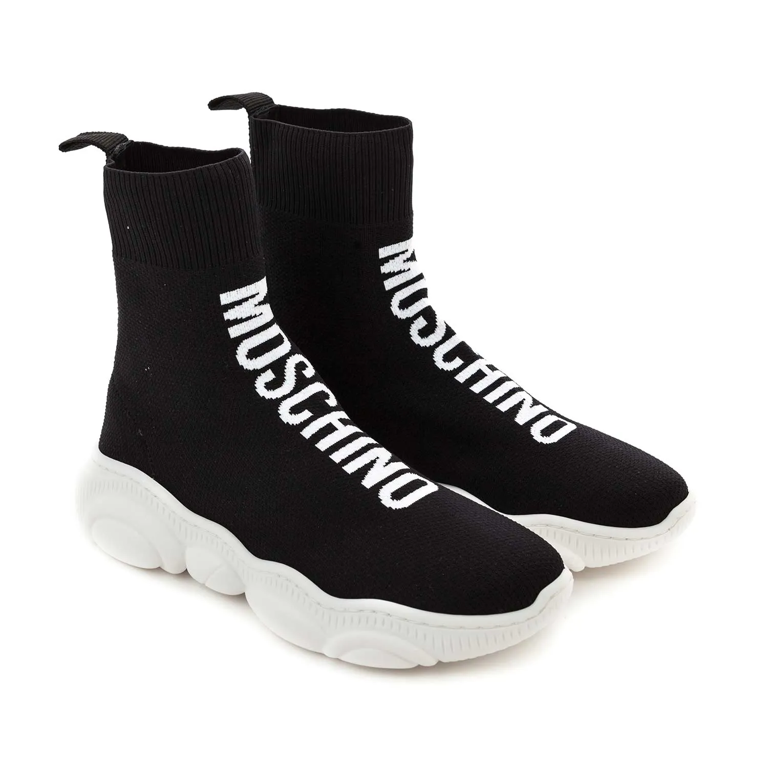 Moschino Unisex Knit Sock Sneakers