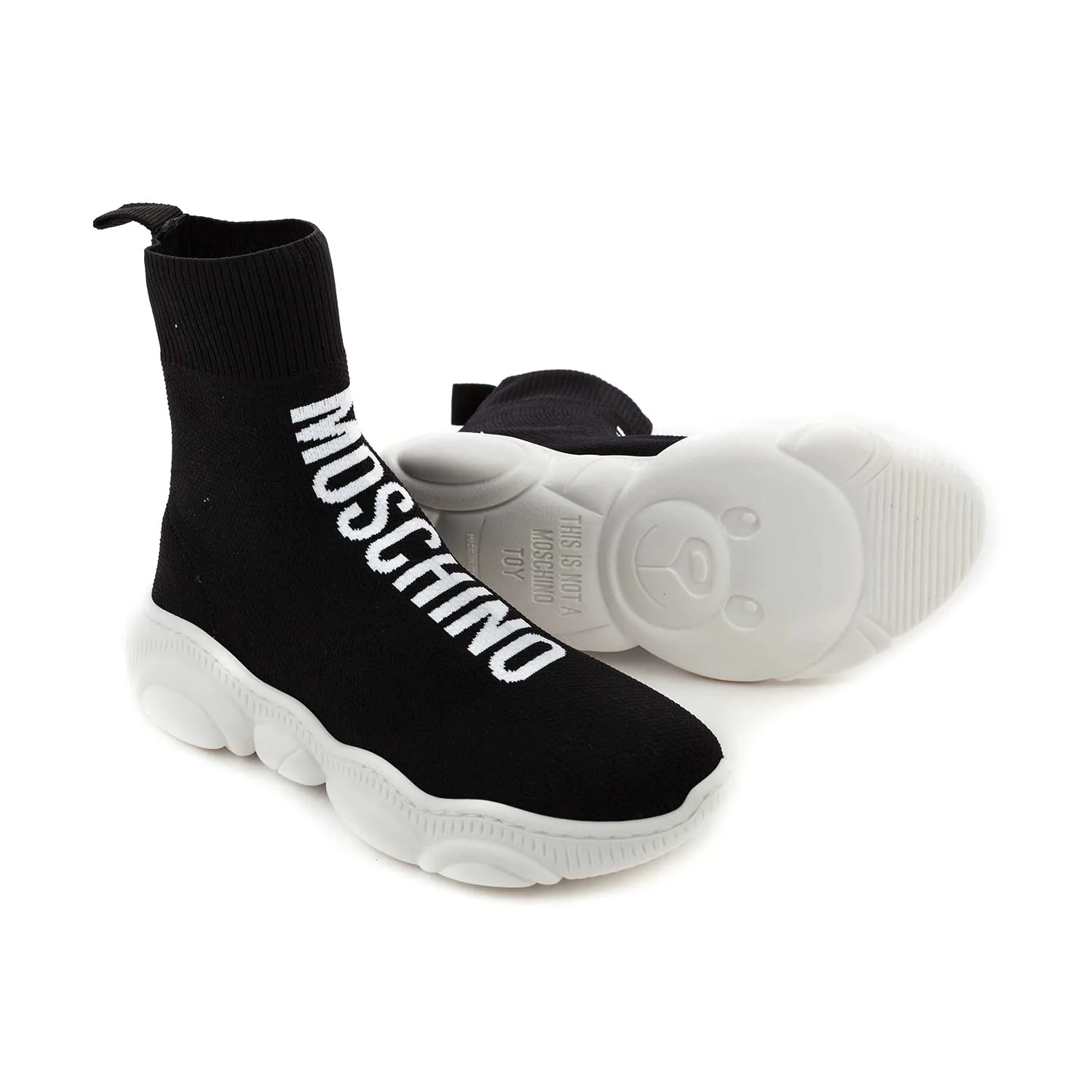 Moschino Unisex Knit Sock Sneakers