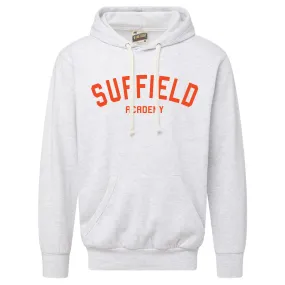 MV Sport White Hoodie with Orange Suffield Academy Embroidery