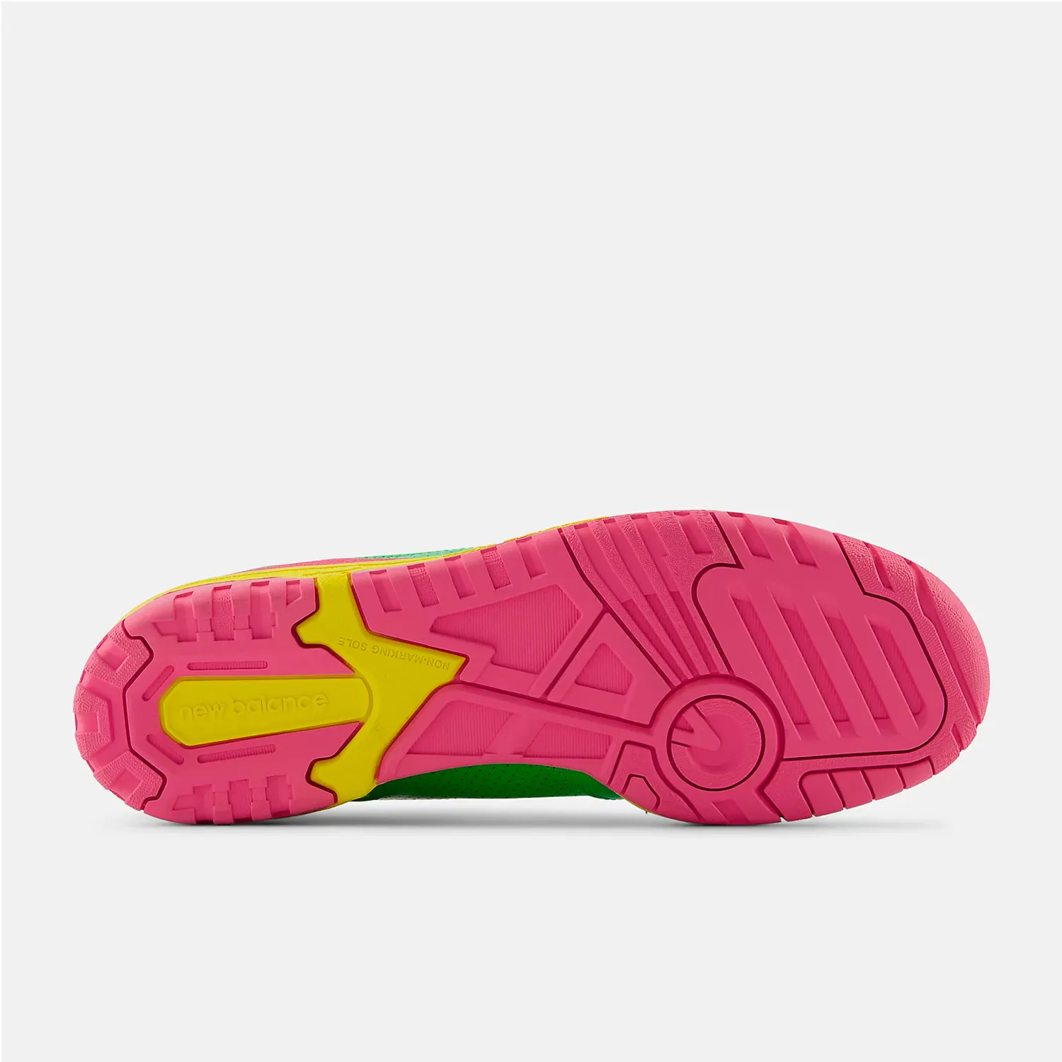 New Balance BB550YKA, Pink/Palm Leaf/Lemon Zest 