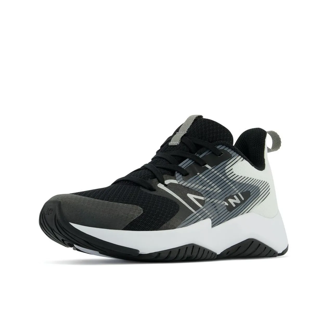 New Balance Big Kids' Rave Run v2 - Black with white