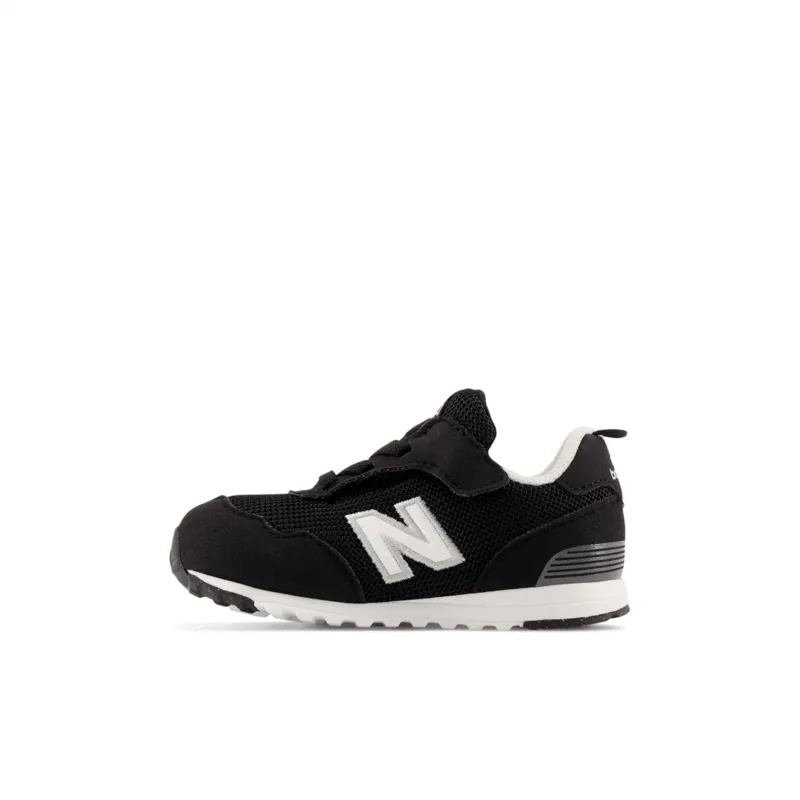 New Balance Infant Youth 515 NEW-B Hook & Loop Shoe - NW515BLK