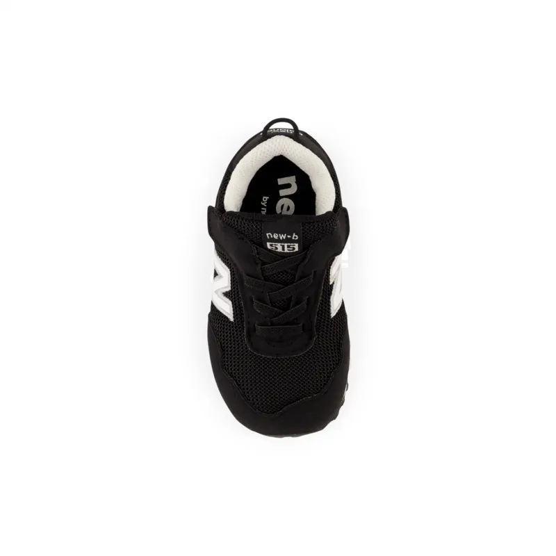 New Balance Infant Youth 515 NEW-B Hook & Loop Shoe - NW515BLK